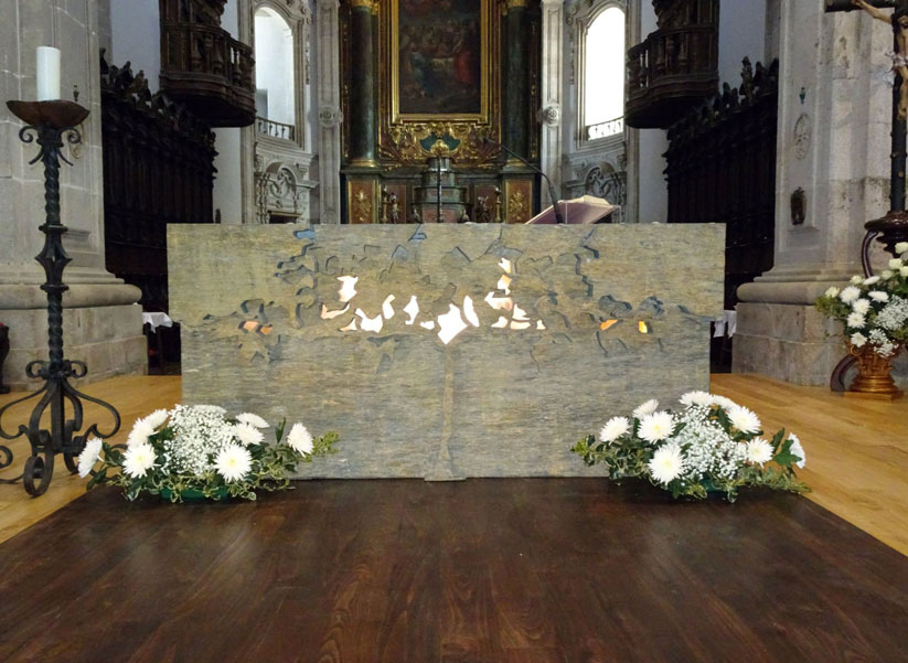A Catedral de Lamego com novo altar