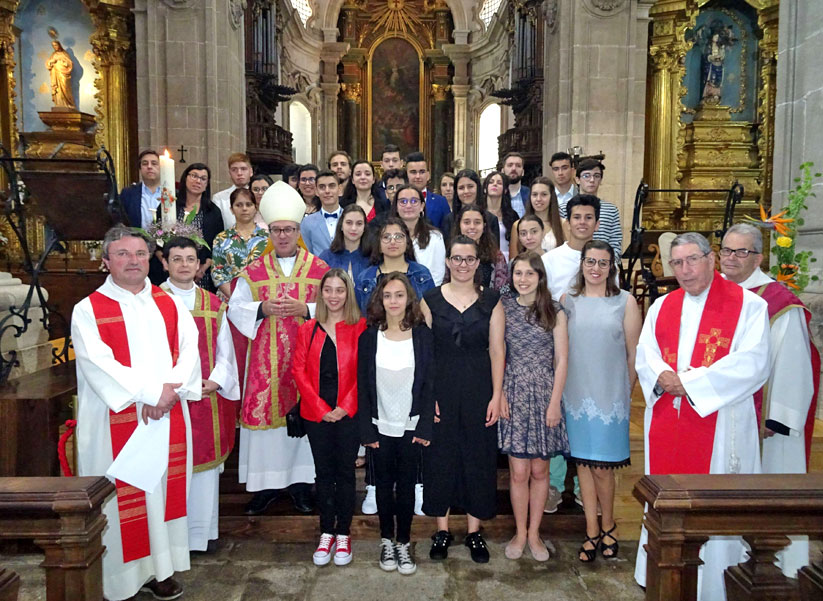 Celebração do Crisma na Paróquia da Sé