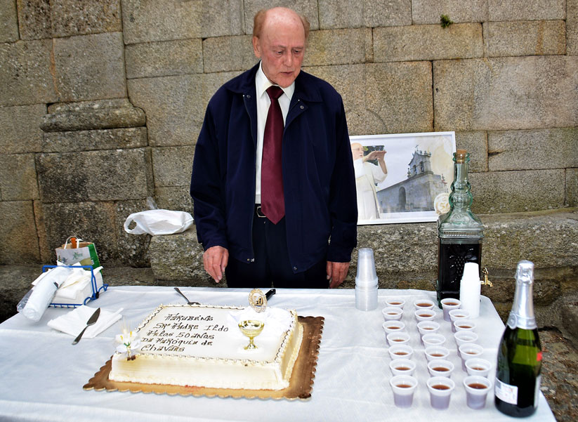 Homenagem ao Pe. Ildo na paróquia de Arcos - Diocese de Lamego