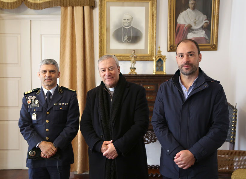 Comandante da GNR de Viseu com D. António